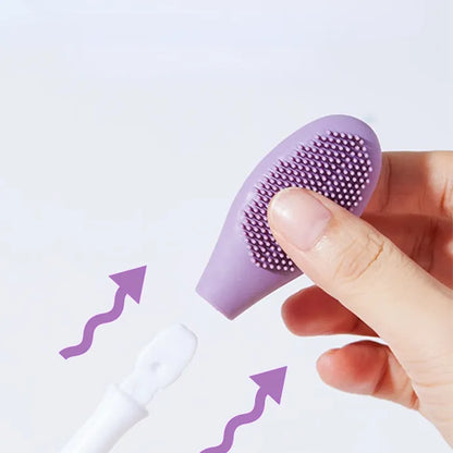 Silicone Double-Sided Moisturizing Face Brush